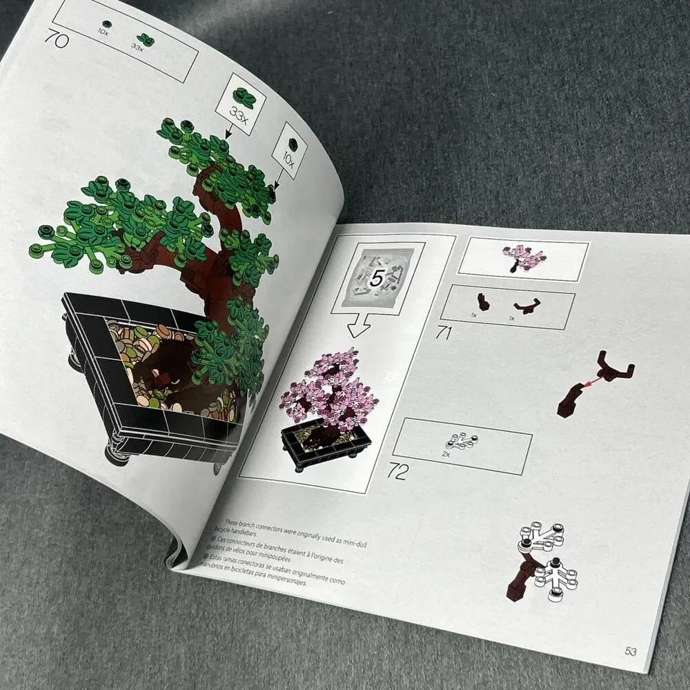 LEGO 10281 Bonsai Tree Instruction Manual BOOKLET ONLY Botanical Collection